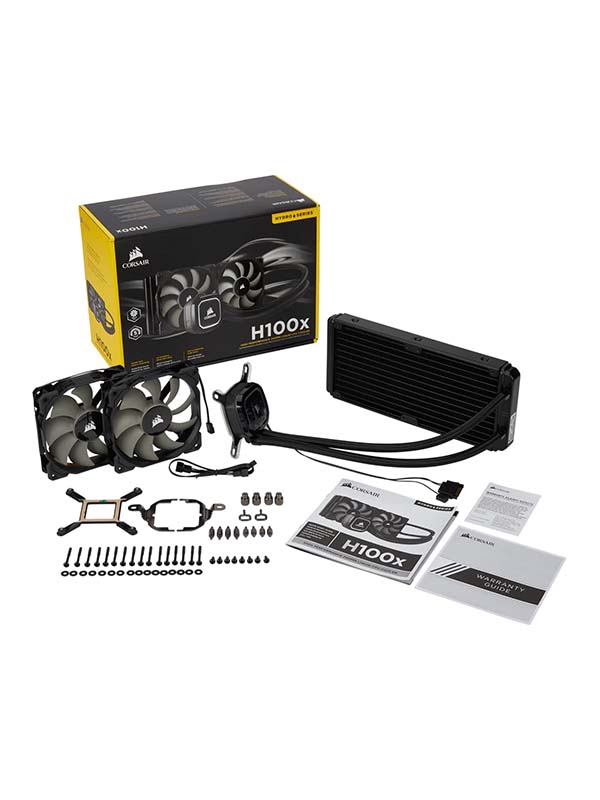 CORSAIR Hydro Series H100x High Performance Liquid CPU Cooler CW